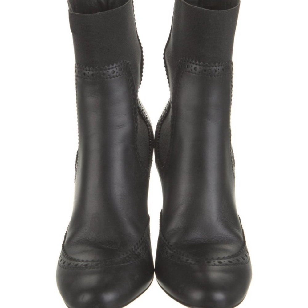Balenciaga Leather Ankle Chelsea Boots Women size 9.5 - Picture 5 of 5